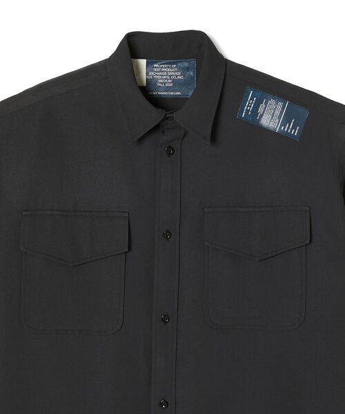 N.HOOLYWOOD TEST PRODUCT EXCHANGE SERVICE（N.ハリウッド テストプロダクト エクスチェンジサービス）の「CPO SHIRT（シャツ/ブラウス・メンズ・チャコール/ブラック・36/40/38）」の11枚目の写真