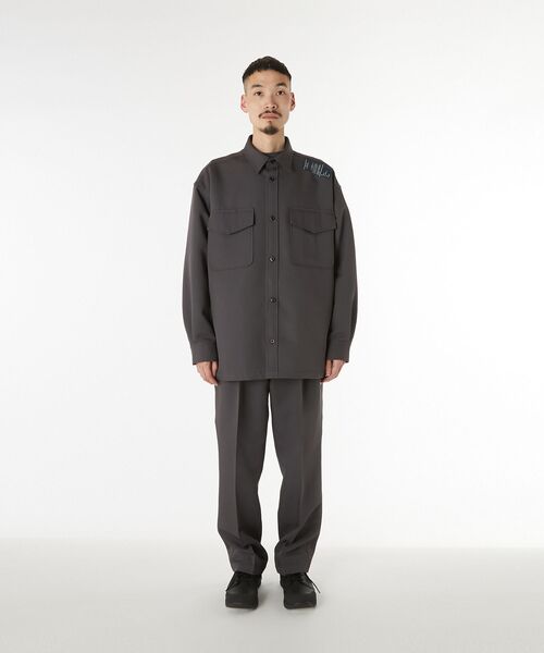 N.HOOLYWOOD TEST PRODUCT EXCHANGE SERVICE（N.ハリウッド テストプロダクト エクスチェンジサービス）の「CPO SHIRT（シャツ/ブラウス・メンズ・チャコール/ブラック・36/40/38）」の10枚目の写真