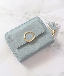 Blanc Pomme（ブランポム）の「ゴールドリング タッセル付き 二つ折り財布（財布）」