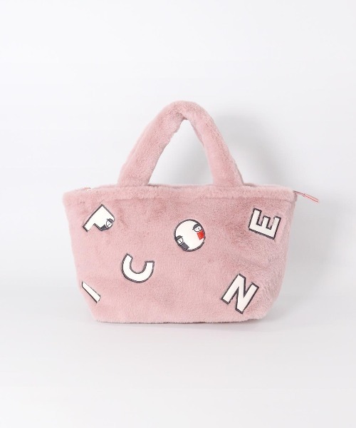 セール】ロゴワッペンフェイクファーカートバッグ（ゴルフグッズ