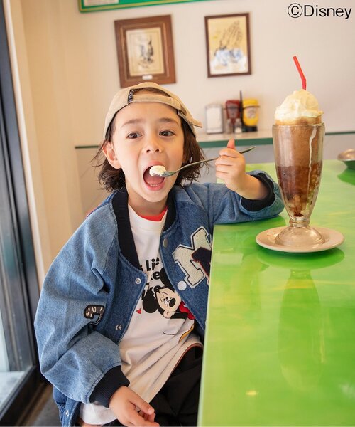 Disney（ディズニー）の「ディズニーキャラクター/2PTシャツ（Tシャツ/カットソー・キッズ・ブルー/グレー/オフホワイト・90/100/110/120/130/140/150）」の11枚目の写真