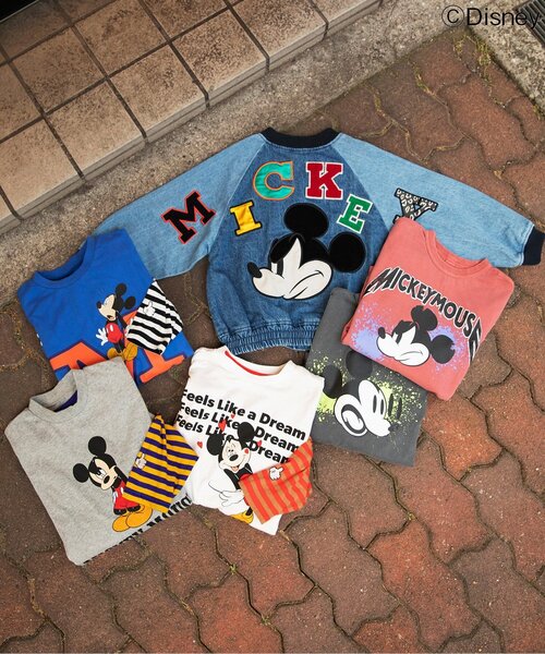 Disney（ディズニー）の「ディズニーキャラクター/2PTシャツ（Tシャツ/カットソー・キッズ・ブルー/グレー/オフホワイト・90/100/110/120/130/140/150）」の12枚目の写真