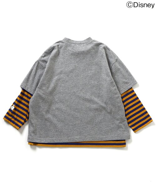 Disney（ディズニー）の「ディズニーキャラクター/2PTシャツ（Tシャツ/カットソー・キッズ・ブルー/グレー/オフホワイト・90/100/110/120/130/140/150）」の22枚目の写真