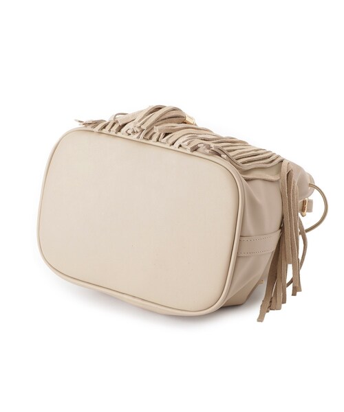 grove（グローブ）の「スエードフリンジ巾着ショルダーバッグ（ショルダーバッグ・レディース・ライトベージュ/ブラウン系その他/ダークブラウン・00）」の16枚目の写真