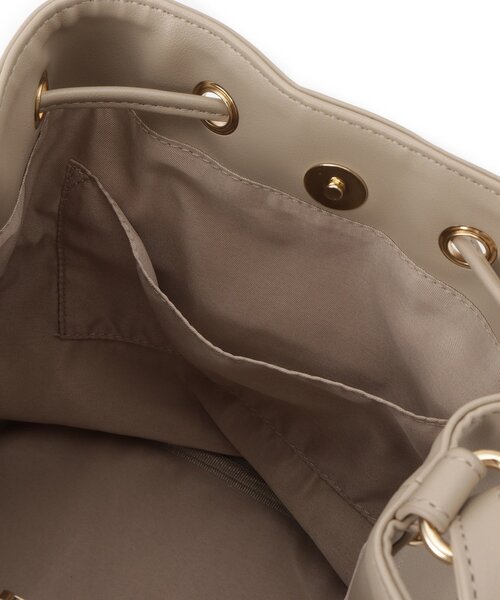 grove（グローブ）の「スエードフリンジ巾着ショルダーバッグ（ショルダーバッグ・レディース・ライトベージュ/ブラウン系その他/ダークブラウン・00）」の6枚目の写真