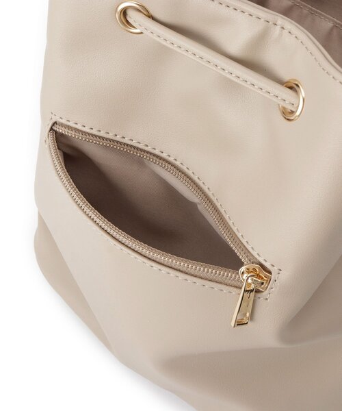 grove（グローブ）の「スエードフリンジ巾着ショルダーバッグ（ショルダーバッグ・レディース・ライトベージュ/ブラウン系その他/ダークブラウン・00）」の22枚目の写真