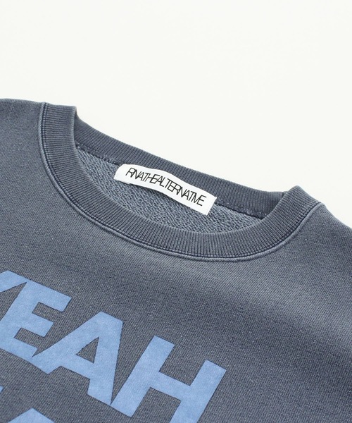 RNA（アールエヌエー）の「M2492 ＹＥＡＨピグメントプルオーバー（スウェット・レディース・ネイビー/ブラウン/ピンク・MEDIUM）」の18枚目の写真