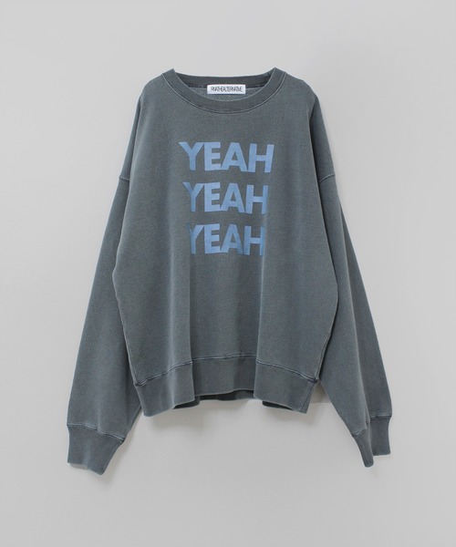 RNA（アールエヌエー）の「M2492 ＹＥＡＨピグメントプルオーバー（スウェット・レディース・ネイビー/ブラウン/ピンク・MEDIUM）」の4枚目の写真