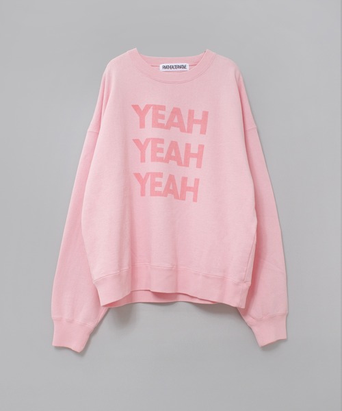 RNA（アールエヌエー）の「M2492 ＹＥＡＨピグメントプルオーバー（スウェット・レディース・ネイビー/ブラウン/ピンク・MEDIUM）」の10枚目の写真