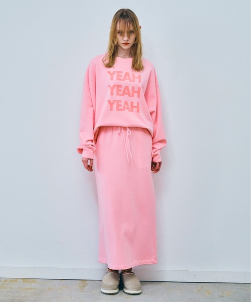 RNA（アールエヌエー）の「M2492 ＹＥＡＨピグメントプルオーバー（スウェット・レディース・ネイビー/ブラウン/ピンク・MEDIUM）」の17枚目の写真