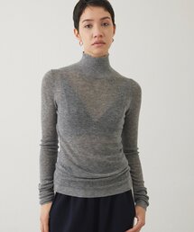 Whim Gazette◆ニット・セーター(薄手)/FREE/コットン/NVY/無地 セール】メッシュプルオーバー（ニット/セーター）｜Whim