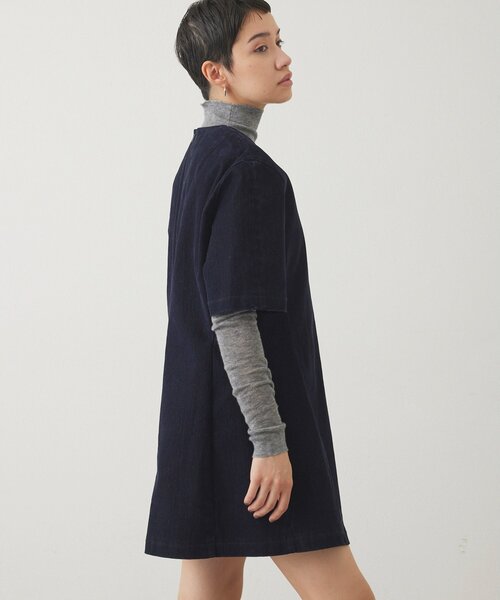 THE PAUSE（ザ ポーズ）の「【THE PAUSE】リブハイネックプルオーバー（ニット/セーター・レディース・グレー/ブルー/オフホワイト・FREE）」の9枚目の写真