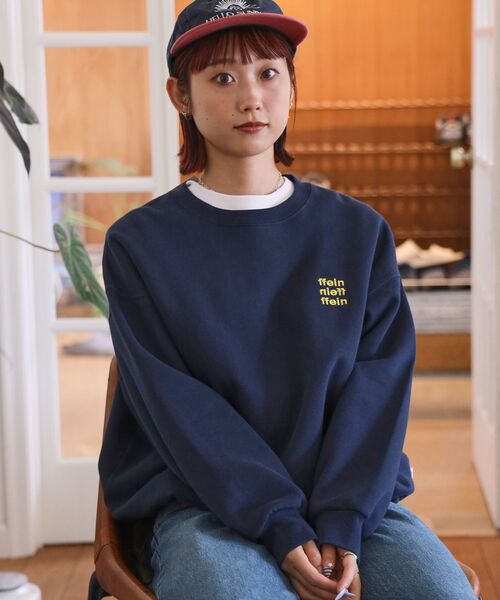 FFEIN(フェイン)の「【FFEIN(フェイン)】ヘビーウエイト3段ロゴドローコード付スウェット / スウェット トレーナー ロゴプリント ドローコード 裏起毛(スウェット・メンズ・ブラック/アッシュグレー/ブラウン/ネイビー・SMALL/MEDIUM/LARGE)」の4枚目の写真