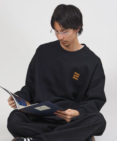 FFEIN(フェイン)の「【FFEIN(フェイン)】ヘビーウエイト3段ロゴドローコード付スウェット / スウェット トレーナー ロゴプリント ドローコード 裏起毛(スウェット・メンズ・ブラック/アッシュグレー/ブラウン/ネイビー・SMALL/MEDIUM/LARGE)」の19枚目の写真