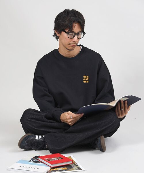 FFEIN(フェイン)の「【FFEIN(フェイン)】ヘビーウエイト3段ロゴドローコード付スウェット / スウェット トレーナー ロゴプリント ドローコード 裏起毛(スウェット・メンズ・ブラック/アッシュグレー/ブラウン/ネイビー・SMALL/MEDIUM/LARGE)」の20枚目の写真