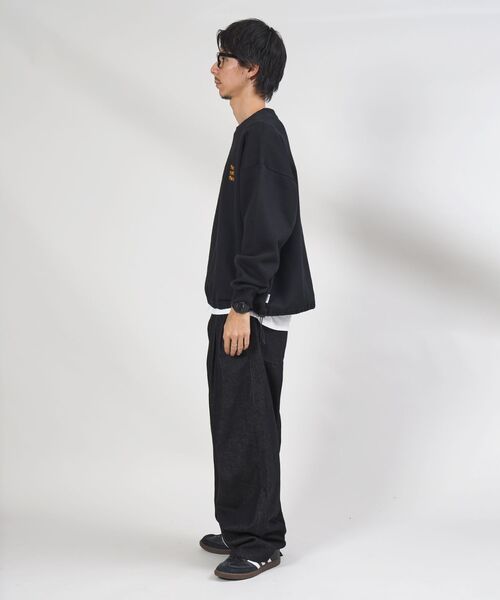 FFEIN(フェイン)の「【FFEIN(フェイン)】ヘビーウエイト3段ロゴドローコード付スウェット / スウェット トレーナー ロゴプリント ドローコード 裏起毛(スウェット・メンズ・ブラック/アッシュグレー/ブラウン/ネイビー・SMALL/MEDIUM/LARGE)」の21枚目の写真