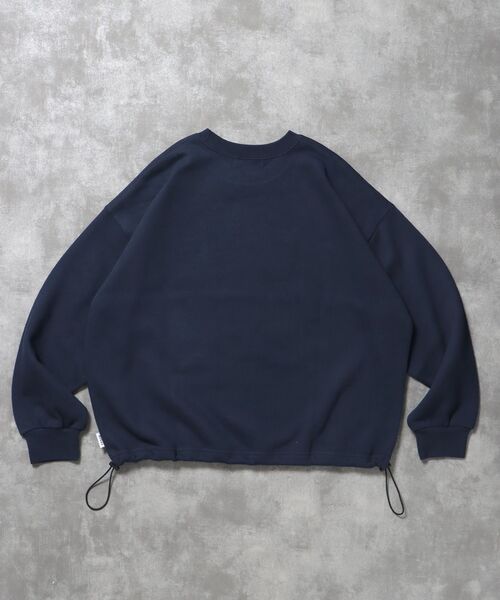 FFEIN(フェイン)の「【FFEIN(フェイン)】ヘビーウエイト3段ロゴドローコード付スウェット / スウェット トレーナー ロゴプリント ドローコード 裏起毛(スウェット・メンズ・ブラック/アッシュグレー/ブラウン/ネイビー・SMALL/MEDIUM/LARGE)」の13枚目の写真