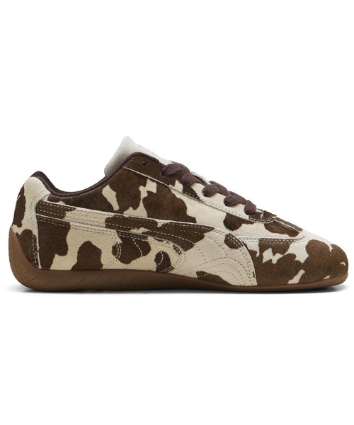 PUMA(プーマ)の「PUMA/プーマ レディース スニーカー 韓国 アニマル カウ柄 SPEEDCAT COW WNS スピードキャット 40614101(スニーカー・レディース・ダークブラウン・23.0cm/24.0cm/25.0cm/23.5cm/24.5cm)」の3枚目の写真
