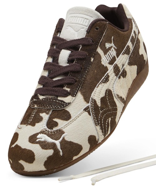 PUMA(プーマ)の「PUMA/プーマ レディース スニーカー 韓国 アニマル カウ柄 SPEEDCAT COW WNS スピードキャット 40614101(スニーカー・レディース・ダークブラウン・23.0cm/24.0cm/25.0cm/23.5cm/24.5cm)」の5枚目の写真