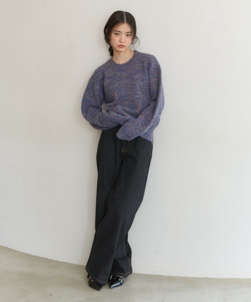 haek(ハク)の「color MIX knit pullover/カラーミックスニットプルオーバー(ニット/セーター・レディース・ピンク/その他・FREE)」の17枚目の写真