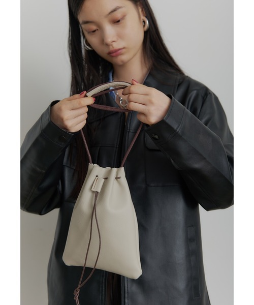 レトロスタイル バケツクロスボディバッグ（ショルダーバッグ）｜SEN