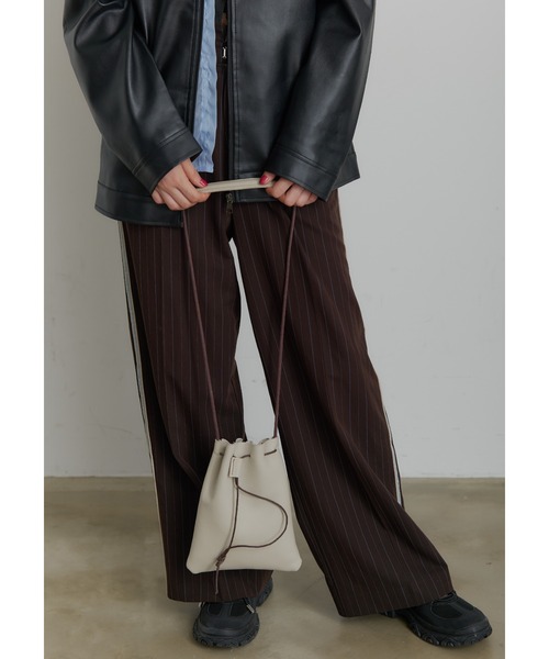 レトロスタイル バケツクロスボディバッグ（ショルダーバッグ）｜SEN