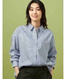 HARUYAMA（ハルヤマ）の「【イージーケア】バンブーレーヨン 万能オーバーサイズシャツ UVカット 形態安定加工 通年対応 SOFFICE（シャツ/ブラウス）」