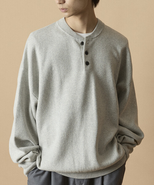 限定展開 Relax Fit リラックスフィット スウェットライク ヘンリー