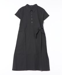 BY THE BAY（バイザベイ）の「ワンピース/ウエストコード襟付きワンピース（ワンピース）」