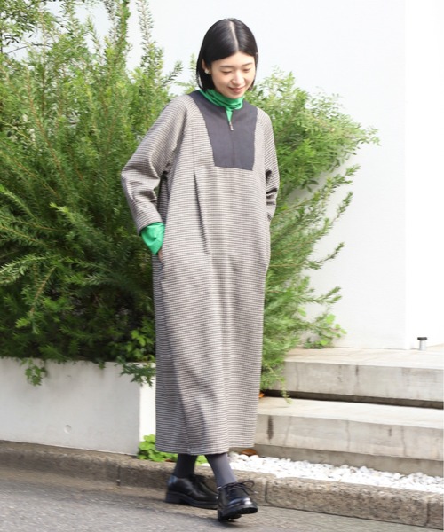 ミニJQ フロントZIPワンピース（ワンピース）｜FIL DE FER（フィル