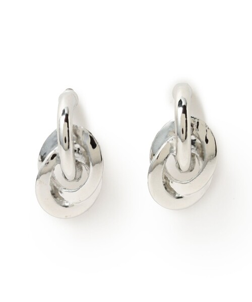 B:MING by BEAMS（ビーミングバイビームス）の「モダン ループ ピアス（ピアス（両耳用）・レディース・ゴールド/シルバー・ONE SIZE）」の3枚目の写真