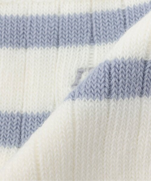 LOVETOXIC(ラブトキシック)の「ラインルーズソックス(ソックス/靴下・キッズ・サックスブルー/ブラック/オフホワイト/ブラウン/モスグリーン・F)」の7枚目の写真