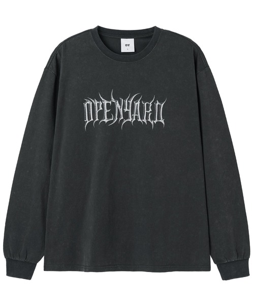 OY(オーワイ)の「『OY/オーワイ』WASHED OLD ENG L/S TEE/ウォッシュドオールドイングリッシュ長袖Tシャツ(Tシャツ/カットソー・レディース・ブラック/カーキ・L/M)」の13枚目の写真