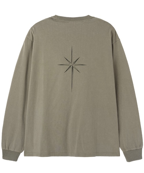 OY(オーワイ)の「『OY/オーワイ』WASHED OLD ENG L/S TEE/ウォッシュドオールドイングリッシュ長袖Tシャツ(Tシャツ/カットソー・レディース・ブラック/カーキ・L/M)」の16枚目の写真