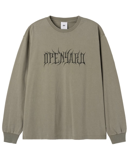 OY(オーワイ)の「『OY/オーワイ』WASHED OLD ENG L/S TEE/ウォッシュドオールドイングリッシュ長袖Tシャツ(Tシャツ/カットソー・レディース・ブラック/カーキ・L/M)」の15枚目の写真