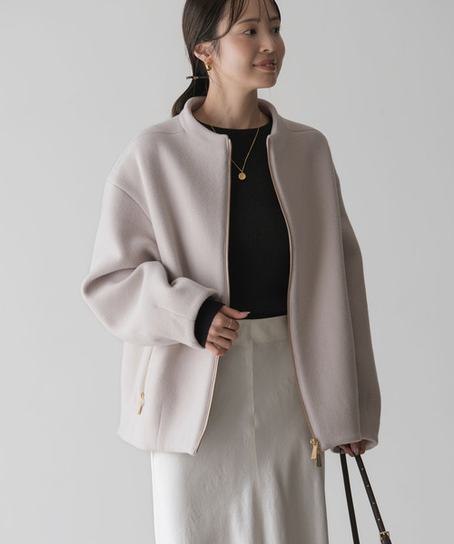 ノーブル ZIPコート ジップコート ノーカラー 36 コート MTR