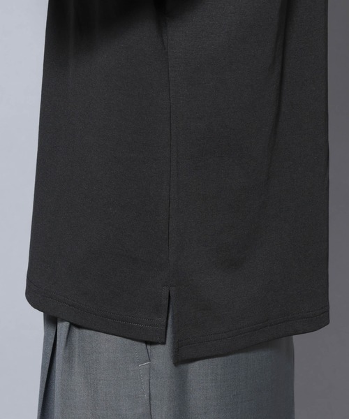 NANO universe（ナノユニバース）の「｢NJ/CLUB｣ ポンチタートルネック（Tシャツ/カットソー・メンズ・ブラック/ホワイト・L/M）」の5枚目の写真