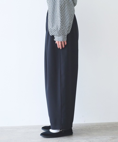yuni(ユニ )の「レーヨンウール gum tack パンツ(その他パンツ・レディース・ネイビー/カーキ・FREE)」の9枚目の写真