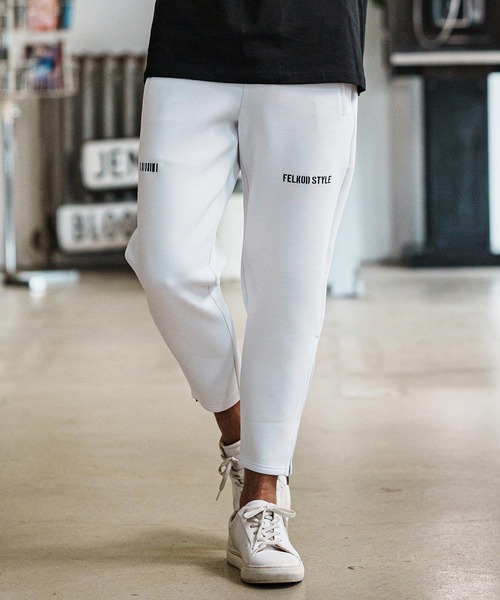 felkod(フィルコッド)の「mp14093-Distinctive Cardboard Knit Pants ダンボールニットパンツ(F25F150)(その他パンツ・メンズ・ホワイト/ブラック/トップグレー・S/M/L)」の4枚目の写真