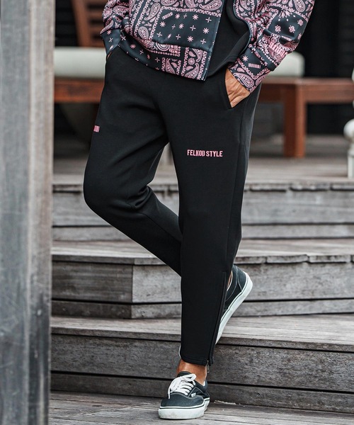 mp14093-Distinctive Cardboard Knit Pants ダンボールニットパンツ
