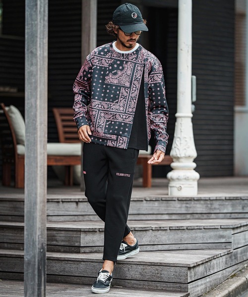 mp14093-Distinctive Cardboard Knit Pants ダンボールニットパンツ