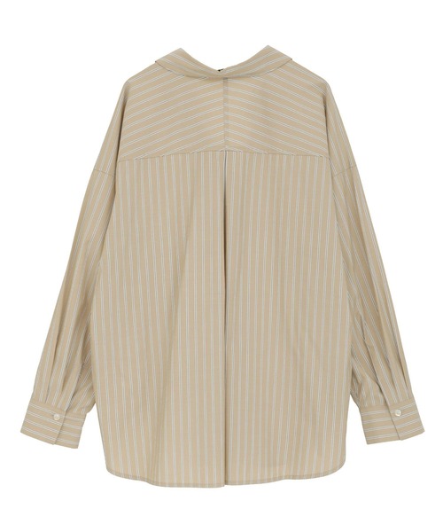 AMERICAN HOLIC(アメリカンホリック)の「抜け衿スキッパーシャツ(シャツ/ブラウス・レディース・ベージュ系その他2/ブルー系その他7/グレイッシュベージュ/オフホワイト・L/M)」の14枚目の写真