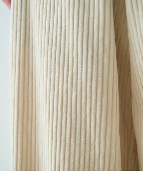yuni（ユニ　）の「コットンコーデュロイ　バックゴムワイドパンツ（その他パンツ・レディース・ホワイト/ピンク/ブラック・M/S）」の18枚目の写真