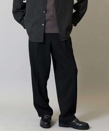 a.v.v | ワンタックワイドイージースラックス　LANATEC【ストレッチ/洗濯機で洗える/イージーケア/毛玉になりにくい】(その他パンツ)