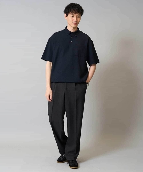 a.v.v（アーヴェヴェ）の「ワンタックワイドイージースラックス　LANATEC【ストレッチ/洗濯機で洗える/イージーケア/毛玉になりにくい】（その他パンツ・メンズ・ブラック/ベージュ/チャコールグレー・46/48）」の20枚目の写真