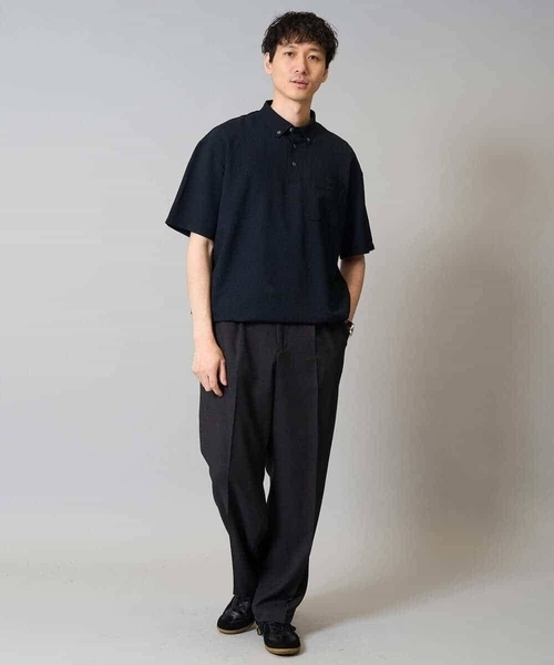 a.v.v（アーヴェヴェ）の「ワンタックワイドイージースラックス　LANATEC【ストレッチ/洗濯機で洗える/イージーケア/毛玉になりにくい】（その他パンツ・メンズ・ブラック/ベージュ/チャコールグレー・46/48）」の21枚目の写真