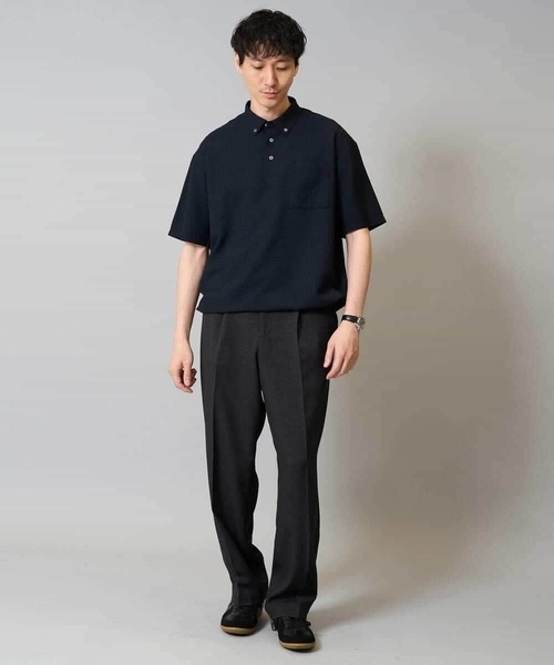 a.v.v（アーヴェヴェ）の「ワンタックワイドイージースラックス　LANATEC【ストレッチ/洗濯機で洗える/イージーケア/毛玉になりにくい】（その他パンツ・メンズ・ブラック/ベージュ/チャコールグレー・46/48）」の22枚目の写真