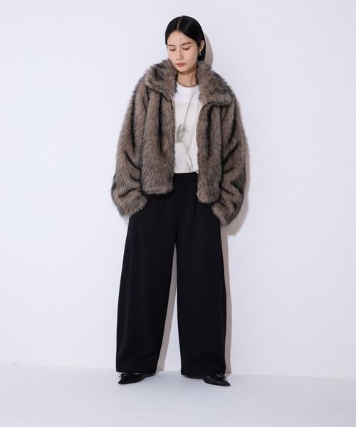 JEANASIS（ジーナシス）の「アソートグラフィックロンTEE/599633（Tシャツ/カットソー・レディース・ホワイト/ライトブルー/チャコールグレー・FREE）」の12枚目の写真