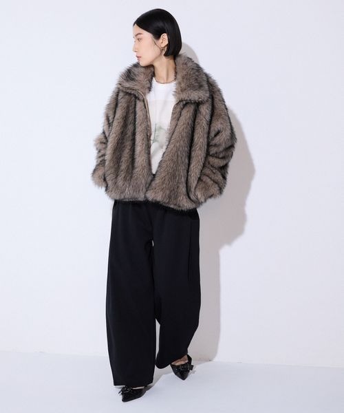 JEANASIS（ジーナシス）の「アソートグラフィックロンTEE/599633（Tシャツ/カットソー・レディース・ホワイト/ライトブルー/チャコールグレー・FREE）」の13枚目の写真