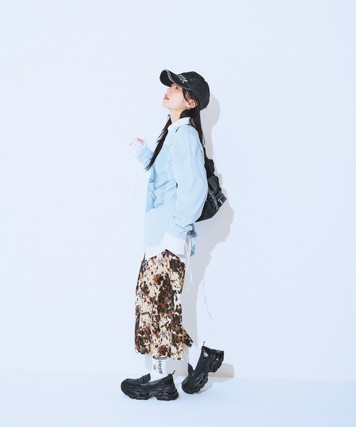 JEANASIS（ジーナシス）の「アソートグラフィックロンTEE/599633（Tシャツ/カットソー・レディース・ホワイト/ライトブルー/チャコールグレー・FREE）」の18枚目の写真